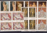 1969 LP 695 REPRODUCERI DE ARTA DIN GALERIA NATIONALA I BLOCURI DE 4 MNH