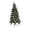 Brad artificial de craciun decorat pentru perete/ colt, 1.80 m inaltime, verde