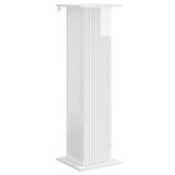 vidaXL Suport pentru plante Alb foarte lucios 30,5 x 30 x 100,5 cm 899752