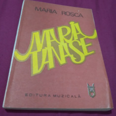 MARIA TANASE DE MARIA ROSCA,EDITURA MUZICALA 1988