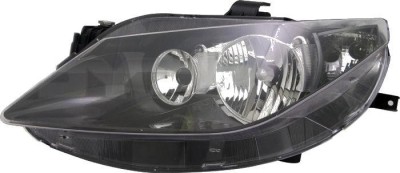 Far Seat Ibiza (6j), 04.2008-04.2012, Electric, tip bec H7+H7, omologare ECE, fara motoras, negru, 6J1941034A, Dreapta, marca DEPO foto