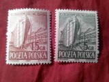 Serie Polonia 1952 - Nava in Port Gdansk , 2 valori