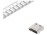 Soclu USB C PCB SMT Orizontal Gen2 USB 3.1