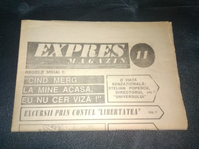 REVISTA EXPRES MAGAZIN 5 11 OCTOMBRIE 1990 foto