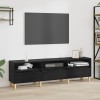 VidaXL Cabinet TV Stejar negru 150 x 30 x 45 cm Lemn compozit