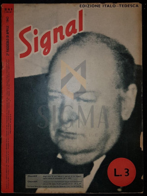 REVISTA DE PROPAGANDA HITLERISTA &amp;quot;SIGNAL&amp;quot;, NUMARUL 8 DIN APRILIE 1943 foto