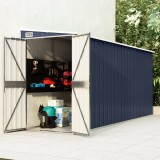 vidaXL Șopron Grădină Antracit 118x382x178cm Oțel Galvanizat Magazie Depozitare Unelte Mobilier Exterior