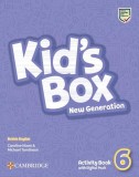 Kid's Box New Generation Level 6 Activity Book with Digital Pack British English - Paperback brosat - Caroline Nixon , Michael Tomlinson - Art Klett