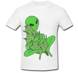Cumpara ieftin Tricou &quot; Alien cannabis &quot;
