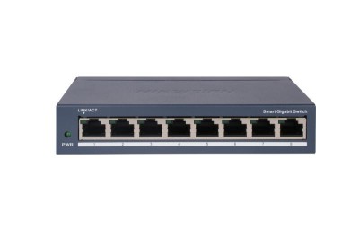 Switch smart Hikvision, 8 porturi, 16Gbps, Management, 11.9Mbps - DS-3E1508-EI(V2) SafetyGuard Surveillance foto