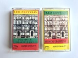 Set 2 Casete Audio Led Zeppelin &ndash; Physical Graffiti Vol. 1 &amp; 2 &ndash; Ediție Poker Sound &ndash; Stare Foarte Bună