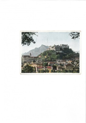 CP, Salzburg 1927 - circulata, stare buna foto