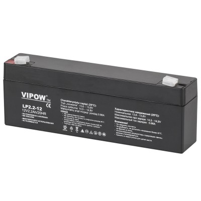 Accu.Pb.12V 2.2Ah Vipow foto