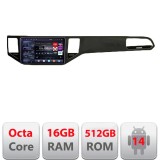 Navigatie VW Golf Sportsvan 2016-2021 Edotec Kit-sportsvan 8 core QLED 2K 16+512GB 360 Android Waze USB Navigatie Internet Youtube Radio