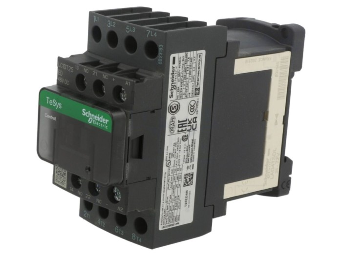 Contactor 4P 48VDC 25A