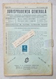 JURISPRUDENTA GENERALA , PUBLICATIUNE SAPTAMANALA DE JURISPRUDENTA REZUMATA ROMANA SI STREINA , NR. 3 , 1941