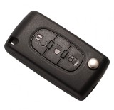 Cheie Auto Completa tip Briceag cu 3 butoane, Compatibila Citroen si Peugeot, include Telecomanda 433 MHz si cip ID46, cod CE0536, Techstar