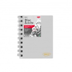 Bloc A6 pentru Schite DACO, 80 File, 120 g/m&amp;sup2;, Hartie Alba, Bloc Schite DACO, Bloc Schite A6, Bloc Schite, Bloc Schite Foi Albe, Bloc Schita Alba, Blo foto