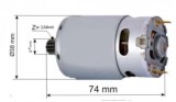 Motoras autofiletanta 18-21V L=7,4cm ,D=3,8cm