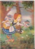 Bnk cp Carte postala 3D - Desene animate - Scufita Rosie - URSS 1989, Circulata, Rusia, Printata