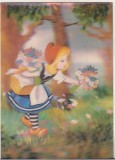 bnk cp Carte postala 3D - Desene animate - Scufita Rosie - URSS 1989