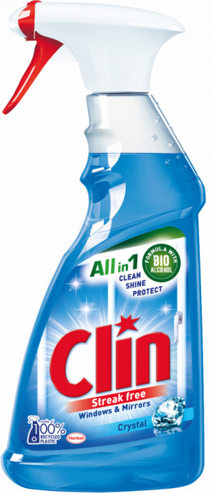 Detergent Geamuri, Clin, Windows Mirror Cristal, 500 ml