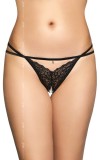 Gina - Lenjerie sexy G-String 2496, negru, S/M, Orion