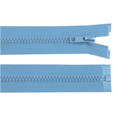 Fermoar plastic detasabil, lungime 80 cm, Albastru deschis