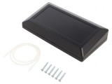 Carcasă desktop ABS neagră 180x100x41,5mm