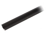 Profil aluminiu &icirc;ncastrat negru pentru module LED 2m GROOVE10