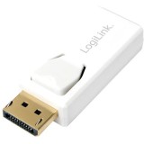 Adaptor DisplayPort la HDMI, (T/M), rezolutie maxima 1920x1080, white, Logilink