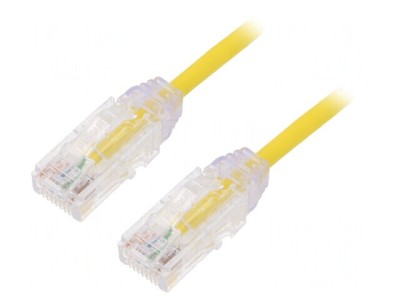 Patch Cord UTP Cat6 LSZH Galben 0.5m foto