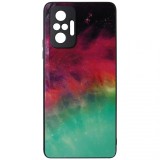 Husa tip capac spate silicon TPU si plastic multicolor, Fiery Ocean, pentru Xiaomi Redmi Note 10 Pro, Note 10 Pro Max