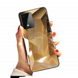 Huse telefon cu textura diamant Samsung Galaxy S20 Ultra , Auriu