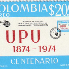 Columbia 1974 - Centenar U.P.U.,MNH,Mi.1271