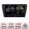 Navigatie Skoda Octavia 3 5960Pro-279 Android Octa Core Qualcomm 2K Qled 8+128 DTS DSP 360 4G Optical CarStore Technology