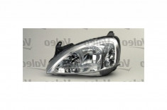 Far Opel Corsa C 10.2003-08.2004 VALEO fata stanga , tip bec H7+H7 , reglare electrica, foto