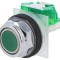 Comutator apăsare 30mm 1 NO verde