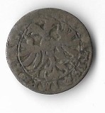 Moneda 1 shilling 1634 - Zurich, Elvetia, 1,29 g argint