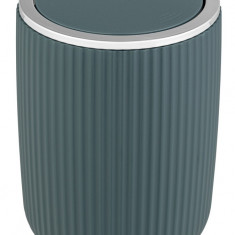 Cos de gunoi, Wenko, Agropoli S, 2 L, 14.5 x 20 x 14.5 cm, plastic, verde inchis