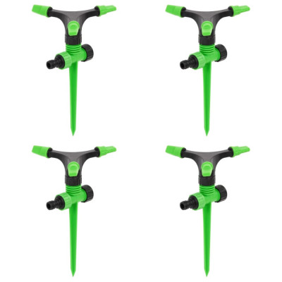 vidaXL Aspersoare rotative 4 buc. verde și negru 16x13,5x25,5cm ABS&amp;amp;PP foto