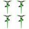 Gossi aspersoare rotative 4 buc. verde si negru 16x13,5x25,5cm abs&amp;pp
