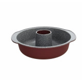 Cumpara ieftin Forma inel pentru modelare prajituri Sweet Cherry, Tognana, 24 cm, otel carbon, burgund/gri