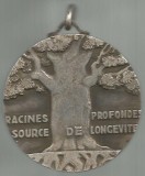 Medalie Racines profondes source de longevite - Franta, 65 mm, 130 g