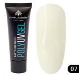 Cumpara ieftin Polygel pentru constructie unghii, Global Fashion, 30 g, Alb, 07