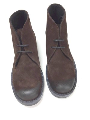 Ghete dama din piele Brown Vintage Aida foto