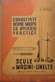 Cunostinte despre masini cu aplicati practice. Scule si masini-unelte. Manual pentru clasa a VIII-a - T. Mucica, Gh. Galateanu (putin uzata)