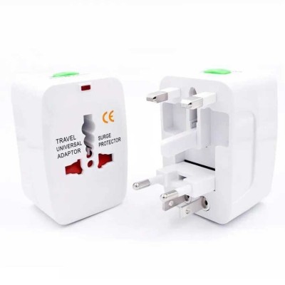 Adaptor universal priză &amp;ndash; compatibil EU/UK/US/JP/CH/AUS/TH &amp;ndash; cu siguranță și protecție la supratensiune foto