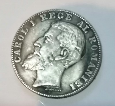 Replică 1/1 după moneda 2 lei 1900 foto