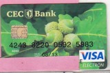 bnk crc Card bancar CEC Visa Electron - expirat
